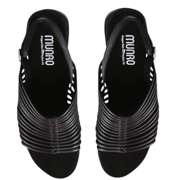 MUNRO Celia Slingback Sandal In Black - Picture 3 of 12